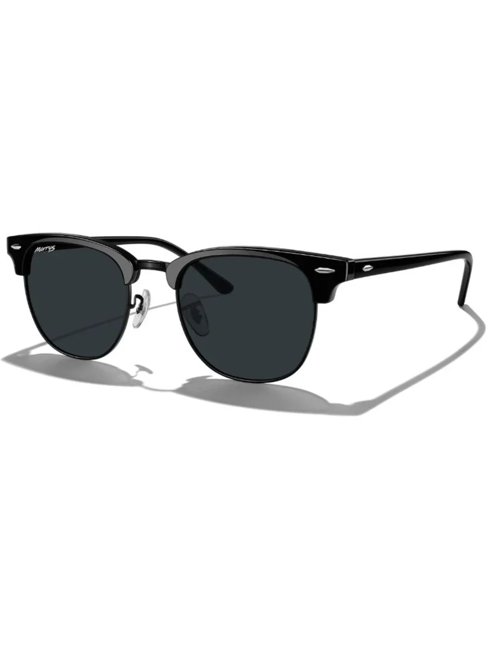 Classic Square Semi-Rimmed Polarized Sunglasses for Men & Women - UV Protection
